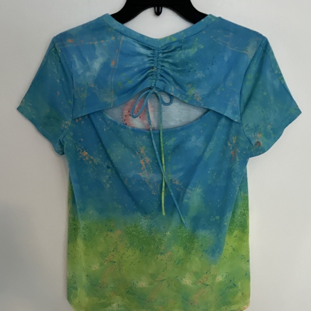 Leoma Lovegrove Flamingo Beaded Knit Short Sleeve T-Shirt PM Petites Polyester - Picture 5 of 6